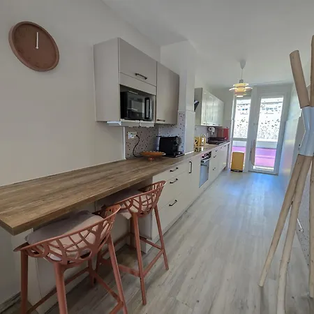 公寓 L'heure Sud T3 T3 Clim Avec Garage Au Centre-ville 耶尔